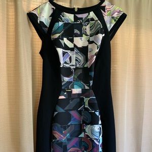 Ted Baker multicolored bodycon dress
